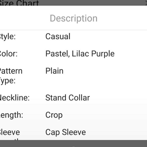 Lilac Crop Tee women's Juniors - Picture 6 of 13